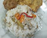 Foto langkah ke 2 dari resep Nasi liwet teri asin (Ricecooker).