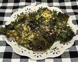 A picture of step 8 of Crispy Kale Chips.