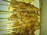 Sate ayam teplon
