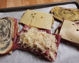 A picture of step 3 of Nan's Reuben Sandwich.