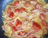 Une image de l'étape 3 de Omelette aux lardons et plus.