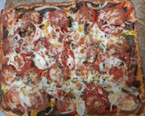 Foto del paso 9 de la receta: Pizza casera con masa de pollo asado