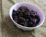 A picture of step 3 of LAAL SAAG / BHAJI.