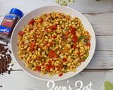 A picture of step 4 of Bhatmas Sadeko/Nepali Soybean Salad.