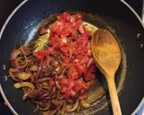 A picture of step 3 of Baingan Bharta/ Aubergine Indian restaurant style.