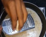 A picture of step 4 of Corn cheese pasta in peri peri white sauce.