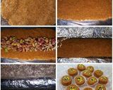 A picture of step 6 of Kunafa Mabrouma with Mixed Nuts.