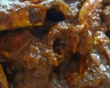 A picture of step 6 of Crab malai curry.