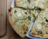 Une image de l'étape 8 de 🌿Quiche aux poireaux.
