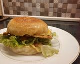 Foto langkah ke 7 dari resep Avocado & Egg Burger (must try!).