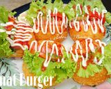 Foto langkah ke 6 dari resep Donat Burger/Donat Sosis.
