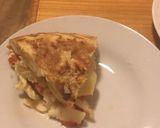 A picture of step 8 of Spanish omelette.
