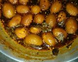 A picture of step 8 of Hog plum achar.