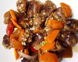Foto del paso 8 de la receta: Albóndigas🍱 de leguminosas y semillas de calabaza🎃 en salsa agridulce🍯