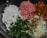 A picture of step 5 of Stuffed whole cabbage.