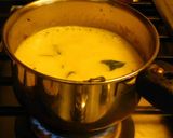 A picture of step 7 of Green Squash (Lauki) paruppu urundai More kuzhambu (in buttermilk sauce).