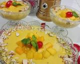 A picture of step 2 of Mango Kheer.