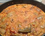 Foto del paso 6 de la receta: Arroz meloso con alcachofas y conserva de cerdo