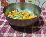 A picture of step 5 of Baingan bhartha.