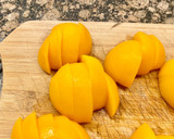 Foto del paso 9 de la receta: Pastel de almendras (Almond and peach cake in syrup)