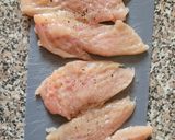 Párizsi csirkemell friss spenótos, kéksajtos spagettivel recept fázis 5 fotója