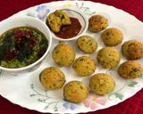A picture of step 16 of Masala Appe.