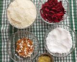 A picture of step 1 of Paneer Rose Sweet Hearts.