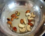 A picture of step 1 of Dryfruits laddoo.
