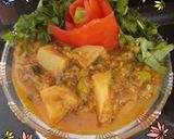 A picture of step 3 of Green Peas Nimona.