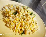 A picture of step 4 of Chana Dal Pulao.