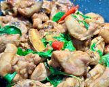 A picture of step 5 of Three Cup Chicken with Oyster Sauce / Homestyle Dish.