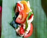 Foto langkah ke 6 dari resep Pepes Tahu Jamur Udang.