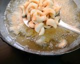 A picture of step 5 of Kaju mathri.