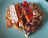 Foto del paso 8 de la receta Tofu con verduras salteadas