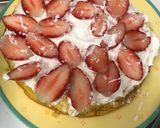 A picture of step 10 of Strawberry sponge cake.
