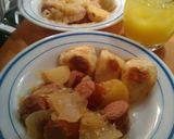 A picture of step 13 of Sauerkraut and polish kielbasa.