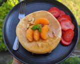A picture of step 7 of Orange Pancakes.
