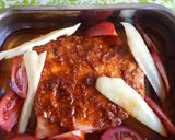 Sült oldalas zöldséges-gombás rizzsel recept fázis 3 fotója