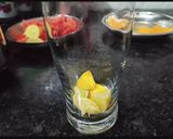 A picture of step 1 of Orange Mojito, Watermelon Mojito and Strawberry Mojito.