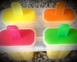 A picture of step 2 of Orange Popsicle Treat.