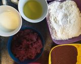 Muffinki kakaowe z buraczkami krok przepisu 1 zdjęcie