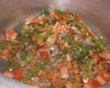A picture of step 2 of Singaporean Rice.