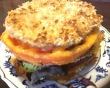 A picture of step 2 of California Farm Veg Eggplant Cheese Burger.