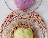 Foto langkah ke 7 dari resep Green Tea Taro Sourdough Bread.