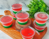 Foto langkah ke 4 dari resep Puding Semangka.
