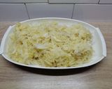Kolbászos savanyú káposztával töltött karaj recept fázis 1 fotója