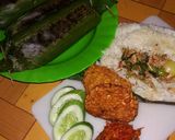 Foto langkah ke 9 dari resep Nasi bakar tongkol kemangi.