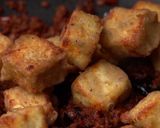 A picture of step 11 of Chettinad Paneer Fry.