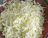 A picture of step 1 of Cabbage Thoran.