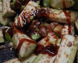Foto langkah ke 3 dari resep Terong tumis daging.